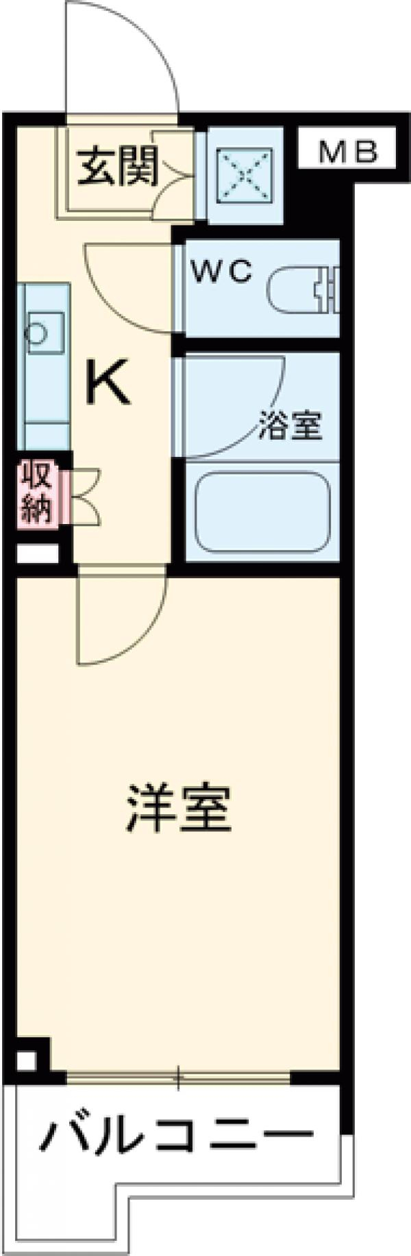 ルーブル荻窪伍番館の間取り