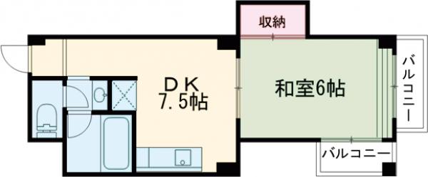 ツインドエルひぐらしの間取り