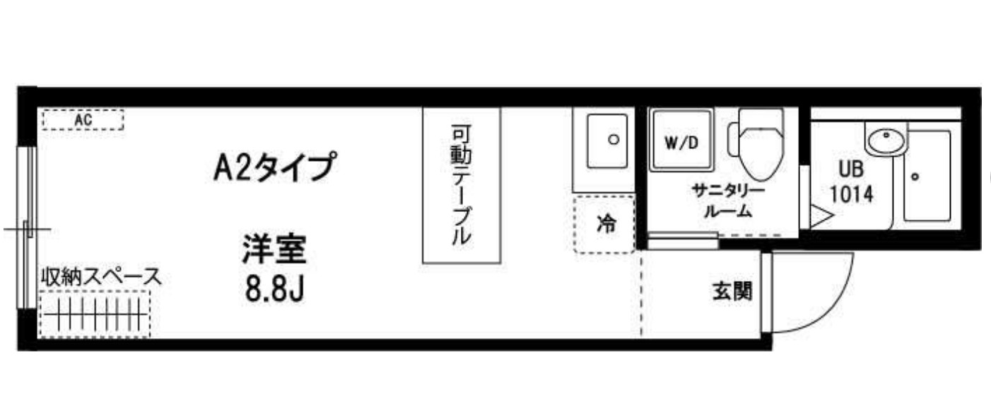 荻窪カフェレジデンスの間取り