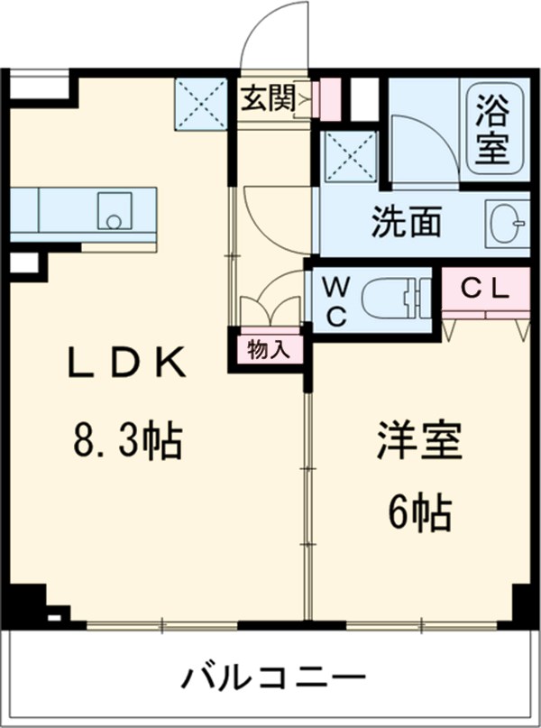 ルクレ上北沢ルネサンスコートの間取り