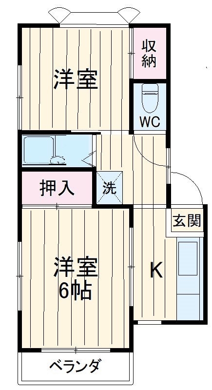 大和田パーソナルアパートPART1の間取り