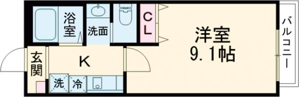 キャメル足立入谷の間取り