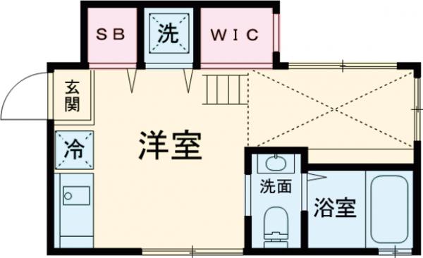 グランエッグス桜上水Tの間取り