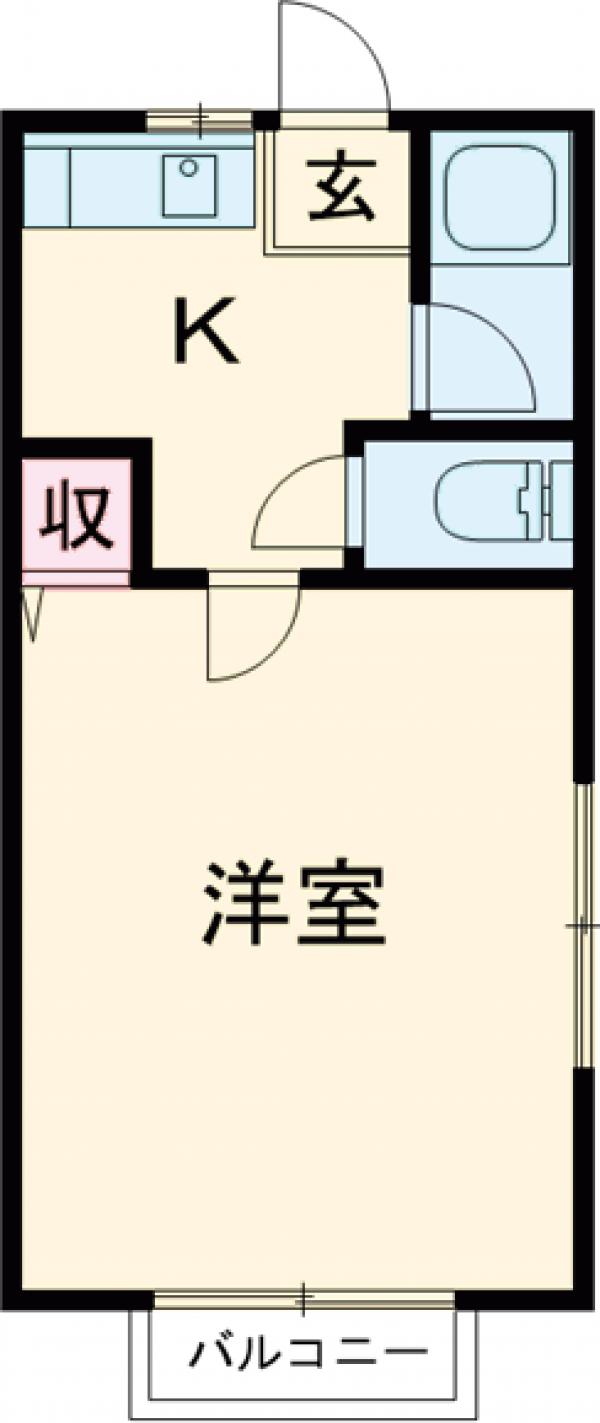 銚子屋ハイツの間取り