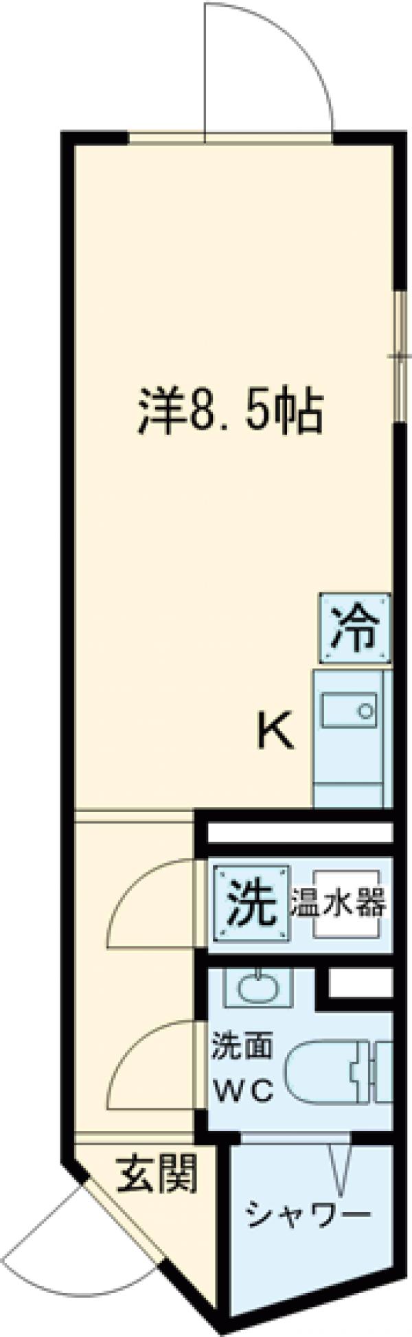 ＣＯＣＯＦＬＡＴ　阿佐ヶ谷の間取り