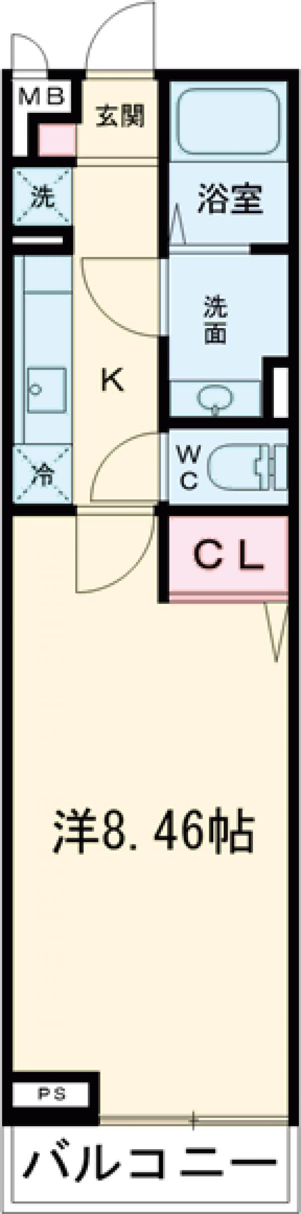 リブリ・モナミ・エムケイの間取り