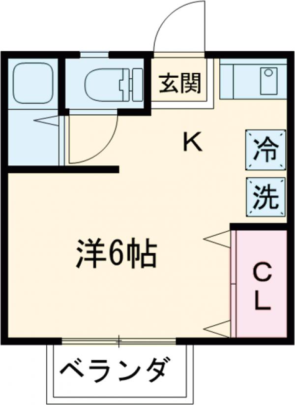 あかつきハイツの間取り