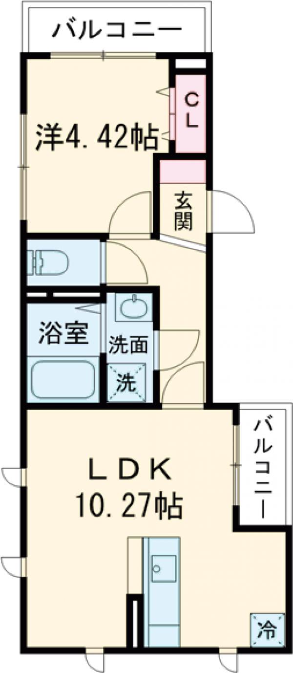 プライズコート弥生町の間取り