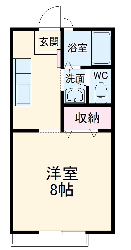 プチメゾン Ⅲの間取り