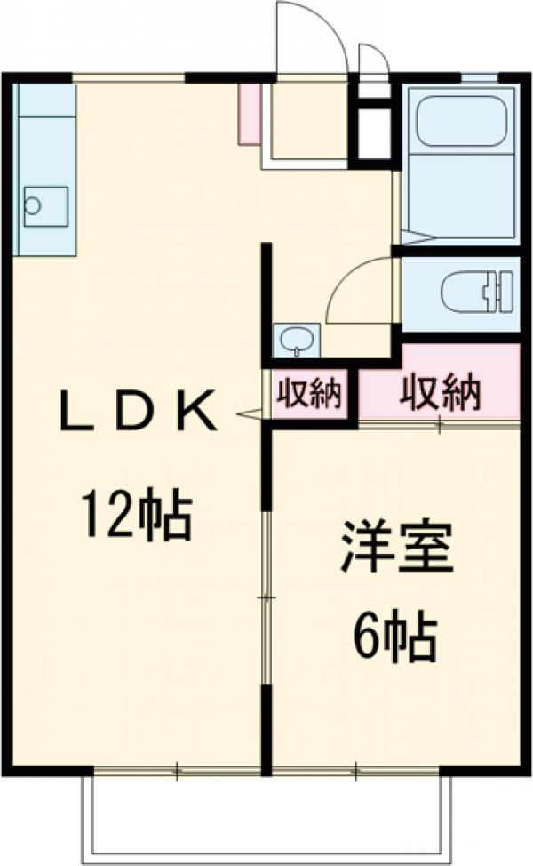 エスポワールA(宝積寺)の間取り