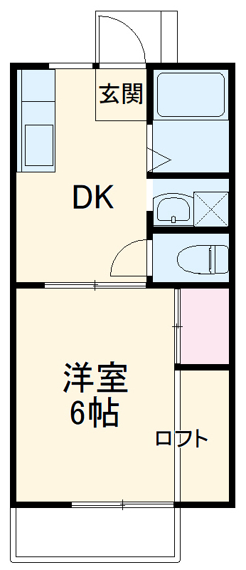ハイツ宝積寺の間取り