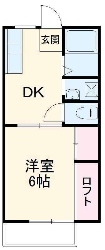 ハイツ宝積寺の間取り