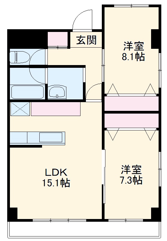 グランテージ東宿郷の間取り