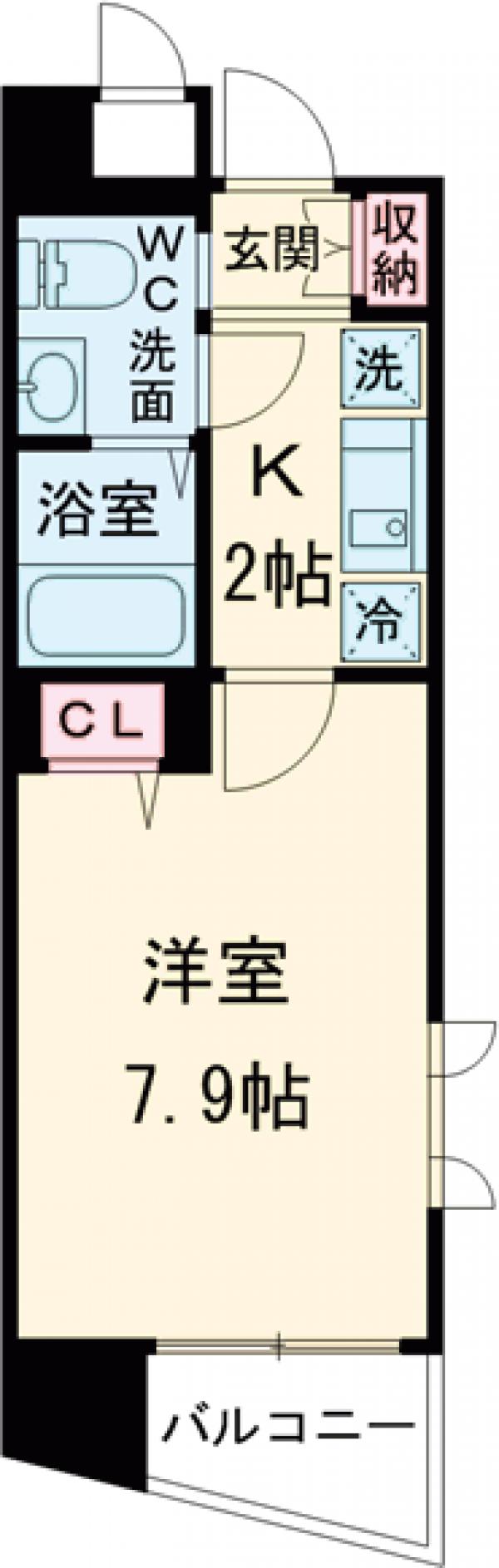 ファインヤママス高円寺の間取り
