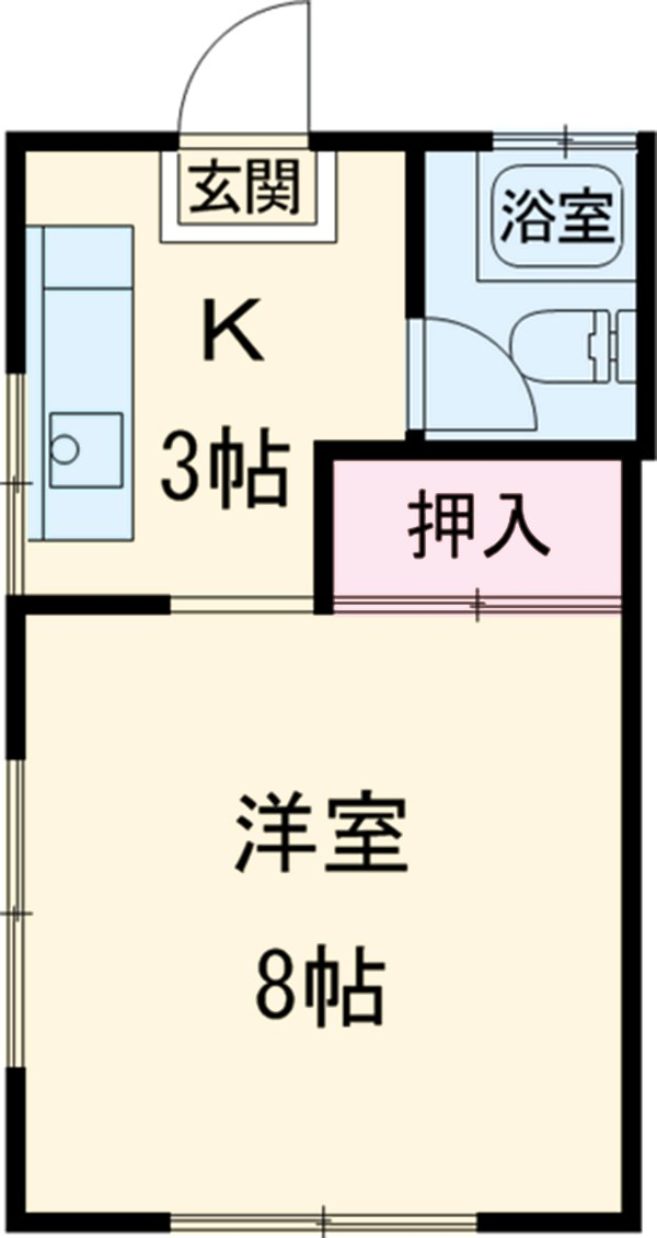 コーポ中村Ⅲの間取り