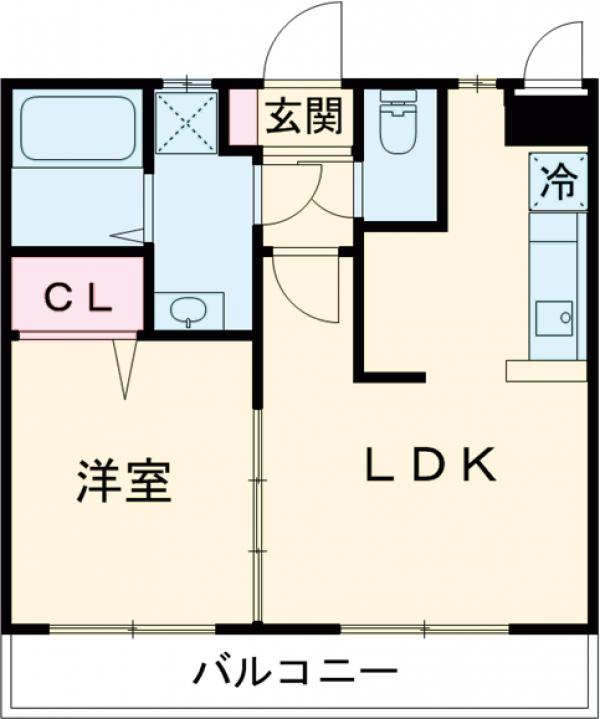 アルファレジデンスイーストの間取り