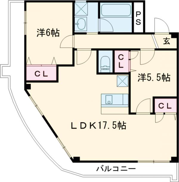 ファイブシティの間取り