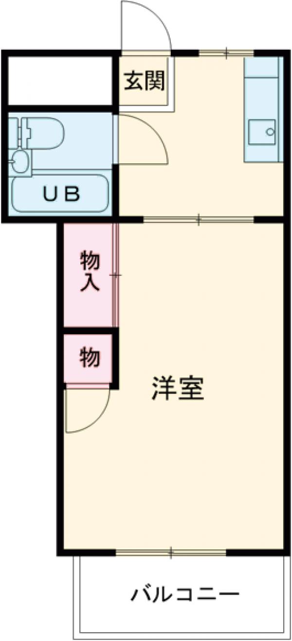富佳ハイツの間取り