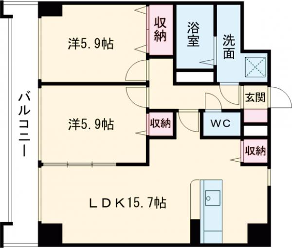 ソレイユ御蔵町の間取り