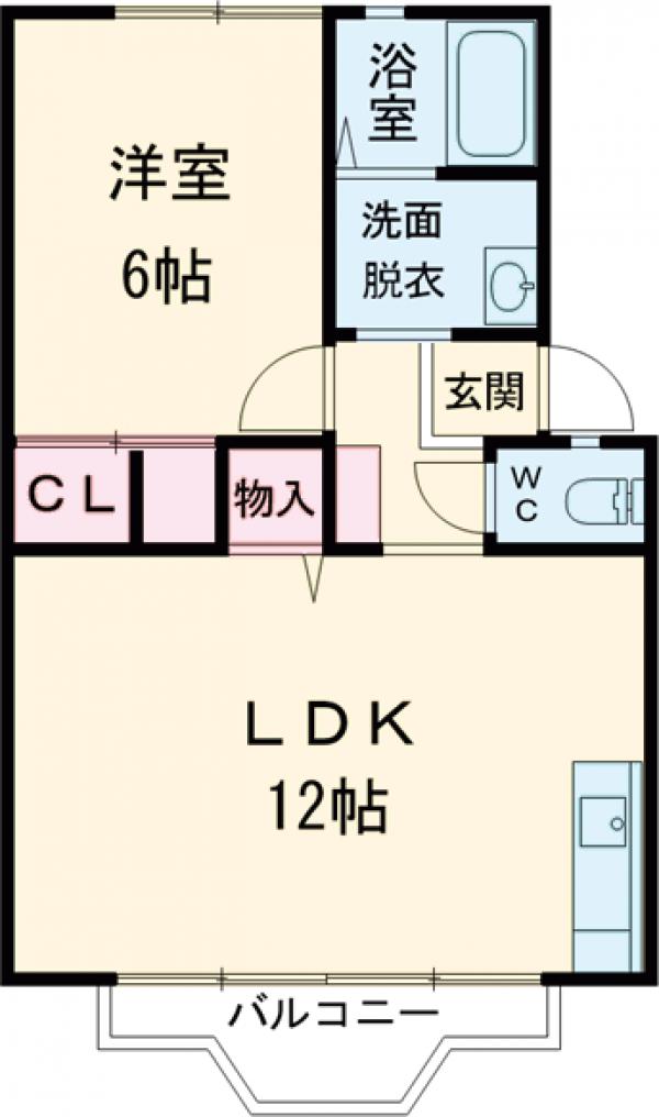 ハイツサンベールBの間取り