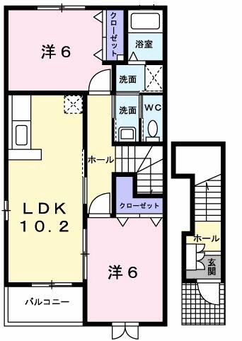 アルカンシエルⅢの間取り