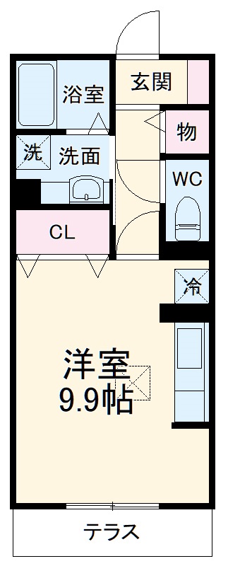 ルミウスAの間取り
