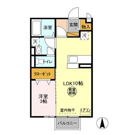 LANDパル Bの間取り