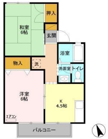 セジュールAIの間取り