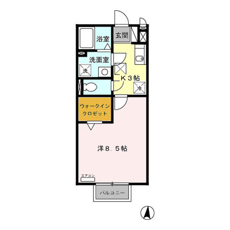 ダイユーパレスの間取り