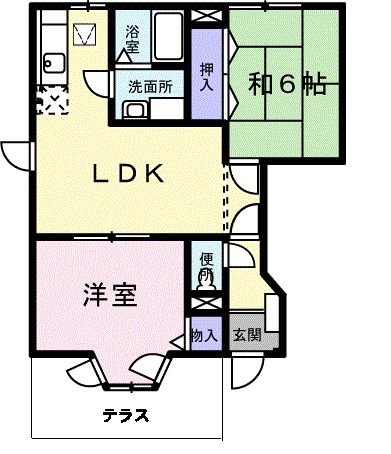 シャルマンメゾンAの間取り
