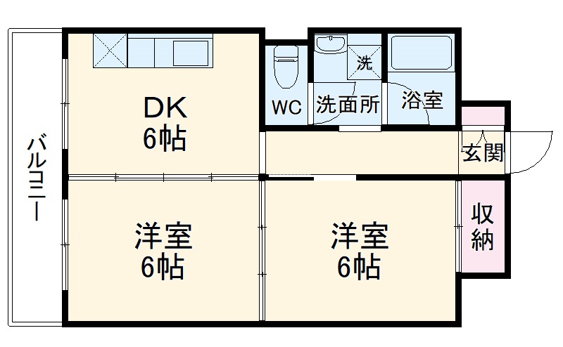 山口マンションの間取り