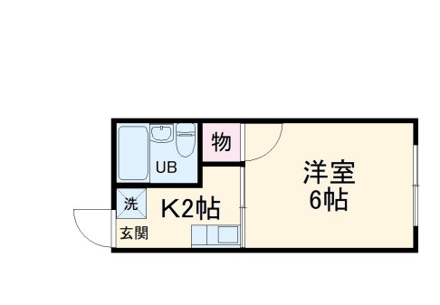 シティハイム中田Aの間取り