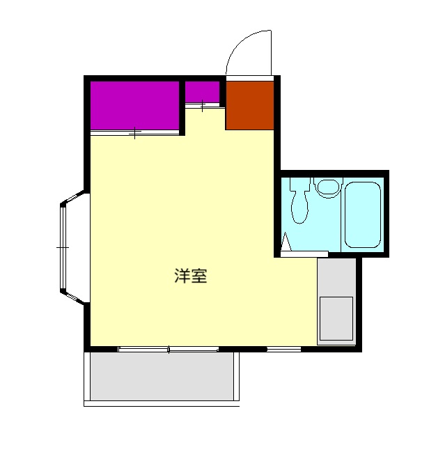 YSハイツの間取り