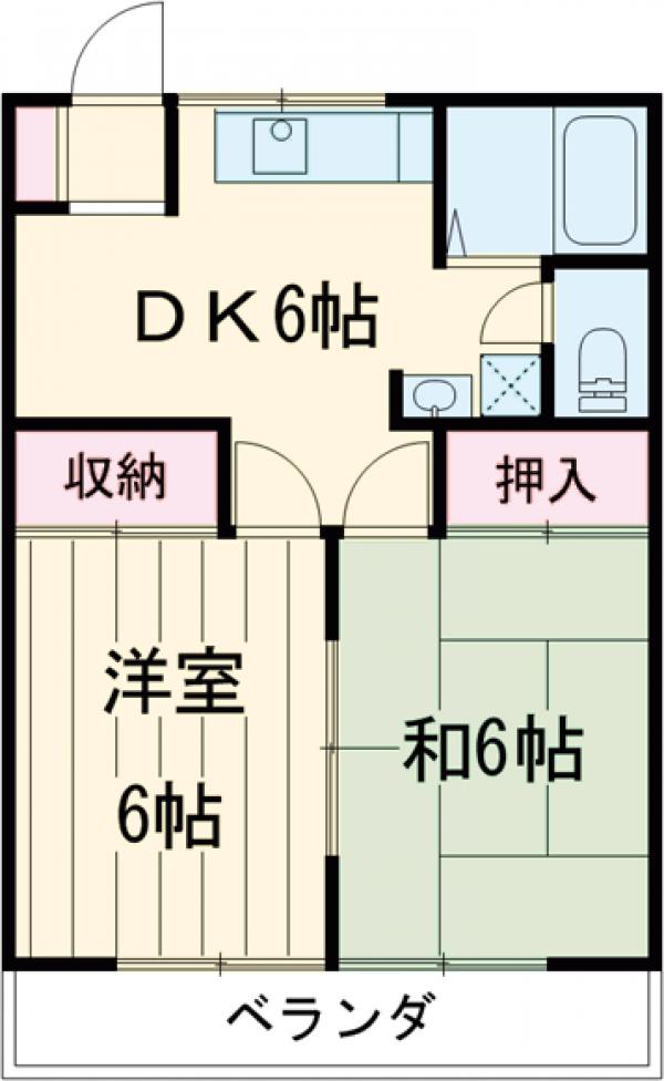 グレースハイツⅠの間取り