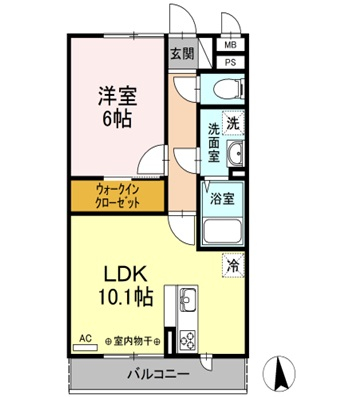 BLESS戸塚弥生台の間取り