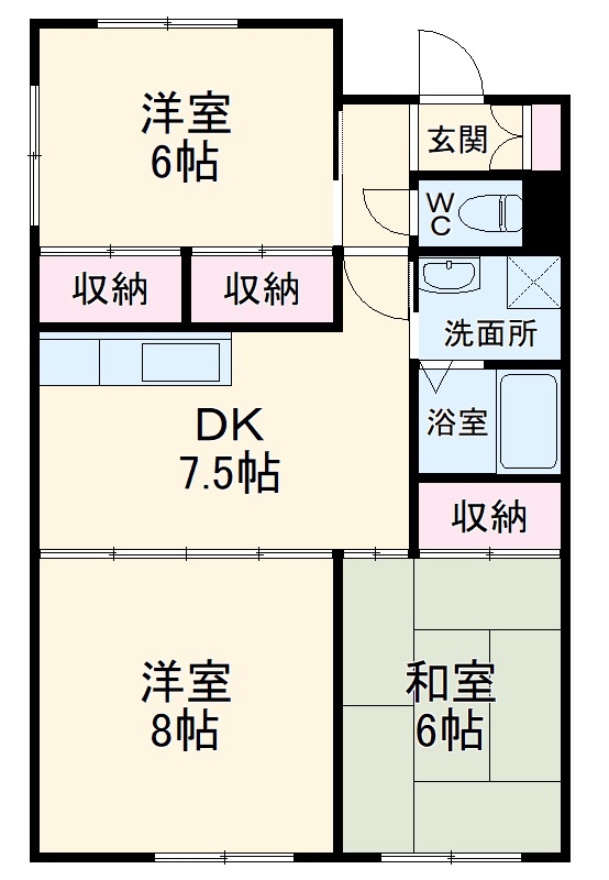 ドリームハイム奥津の間取り