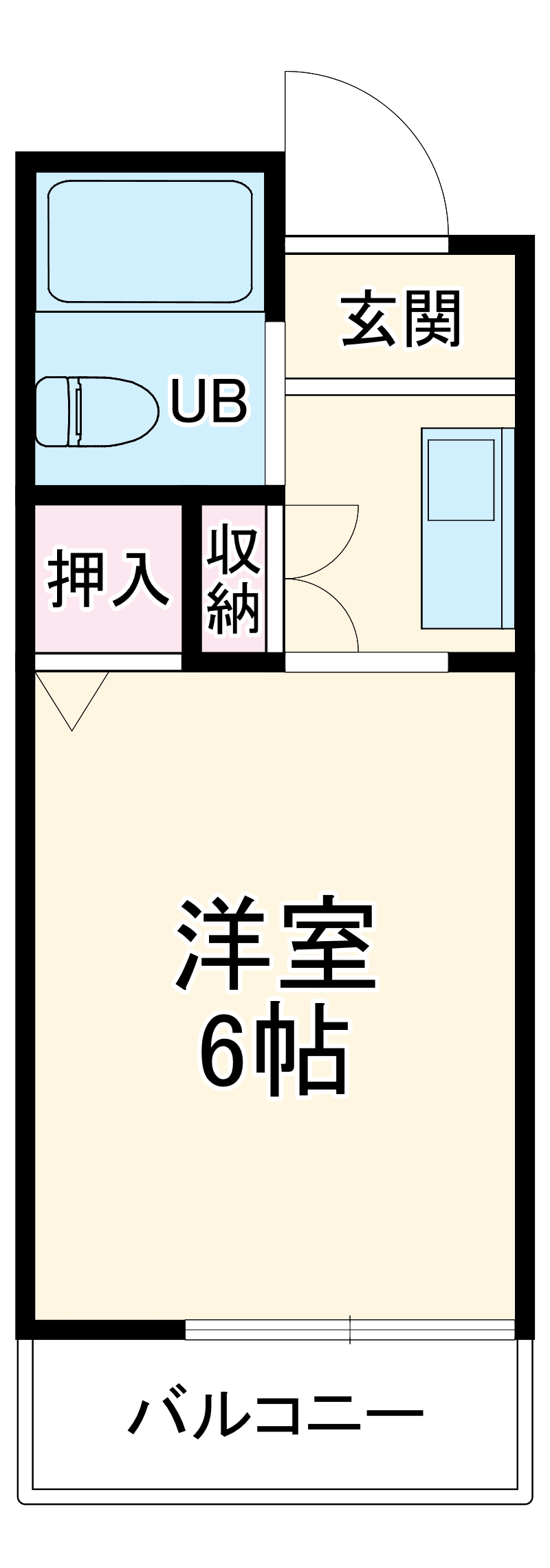 ヴェルデメゾンAの間取り