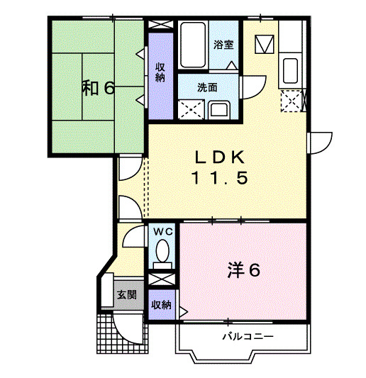 アンフィニの間取り