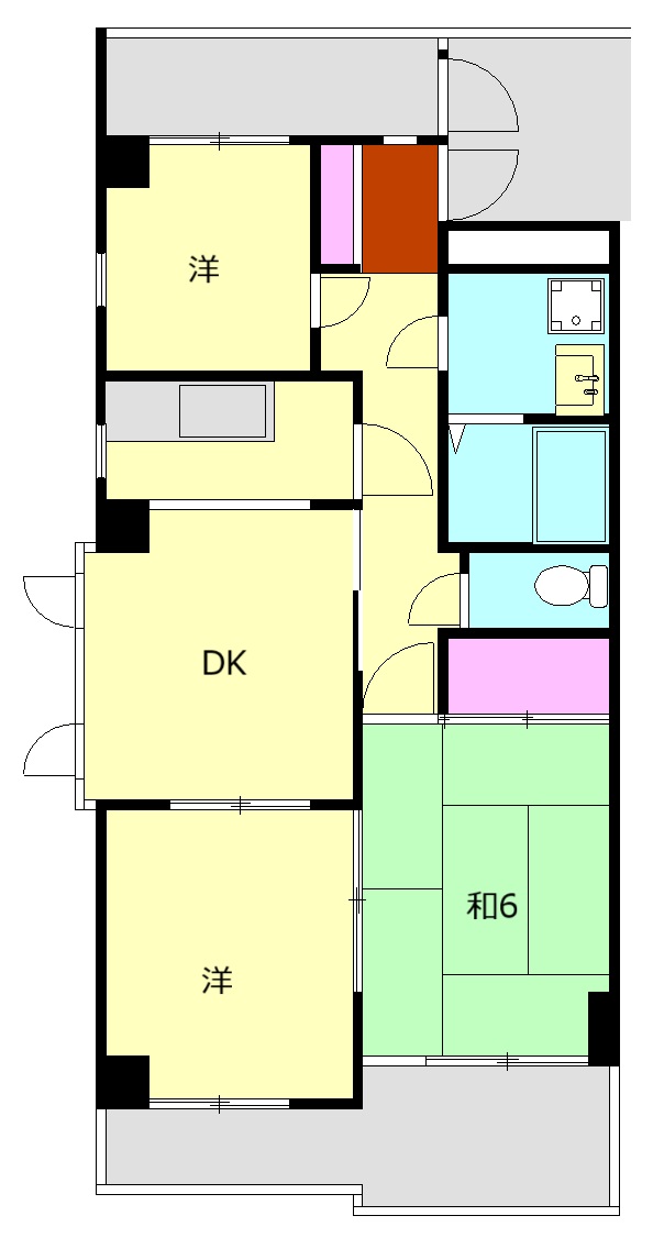 レジデンス浜野Ⅱの間取り