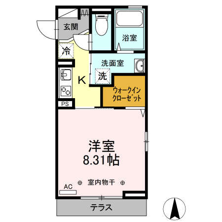 コンフォール高砂の間取り