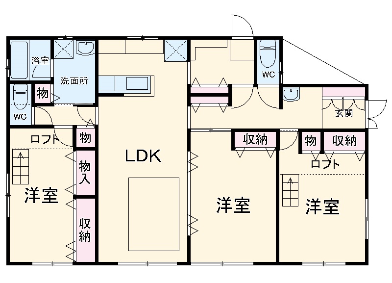 緑園ハウスの間取り