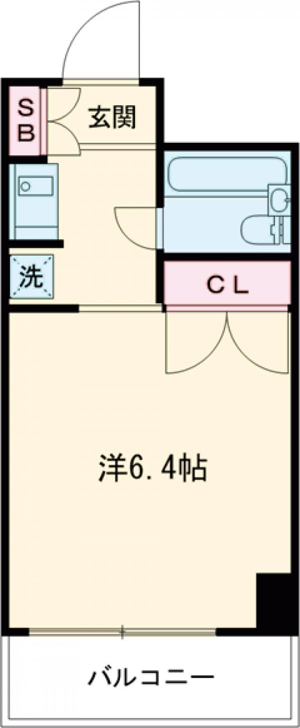 コスモ亀有Ⅴの間取り