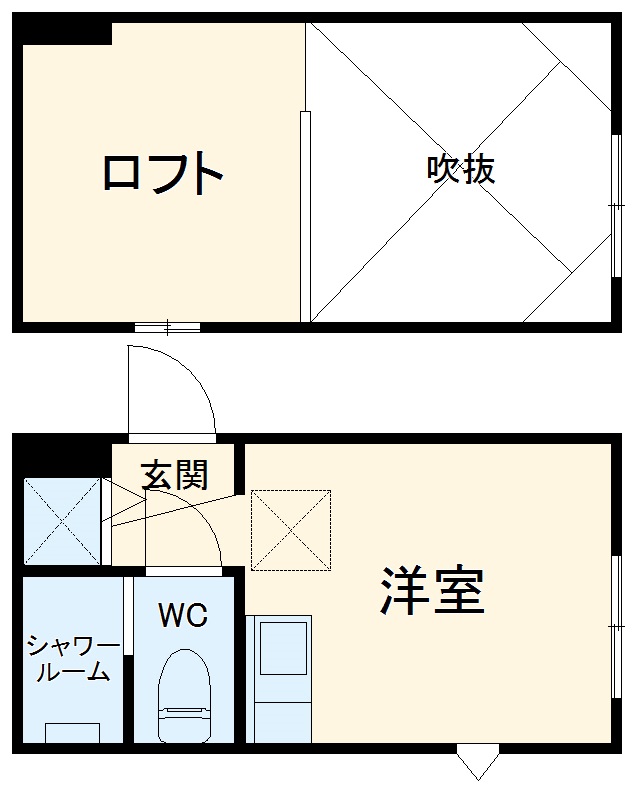 HARUふたまたがわの間取り
