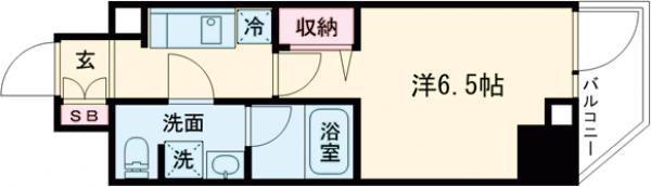 ラフィスタ新小岩Ⅱの間取り