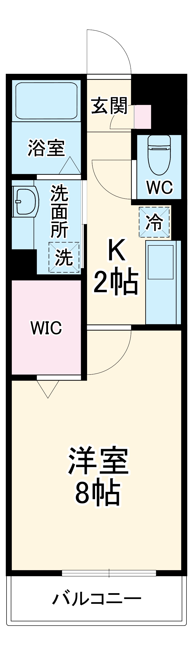 カーサ・セレーノの間取り
