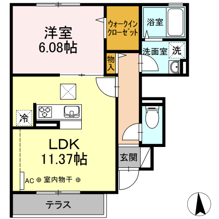 蒼の杜 風の間取り