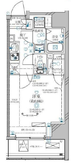ディアレイシャス鶯谷の間取り