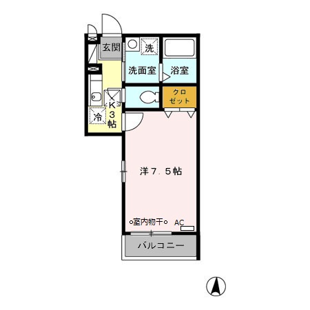 クレインハウスの間取り