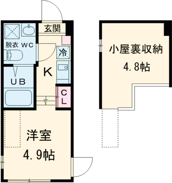 ハーモニーテラス足立Ⅶの間取り
