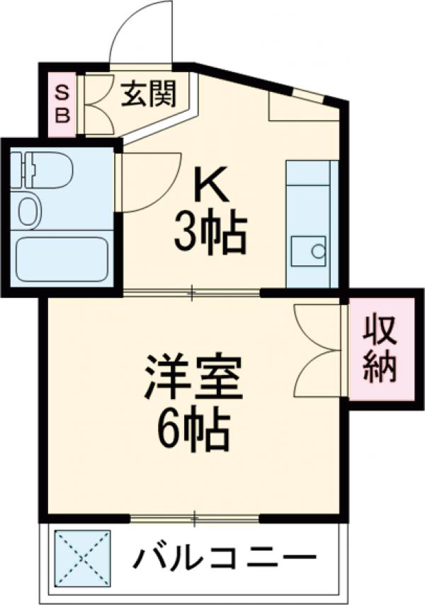 伸ビルの間取り